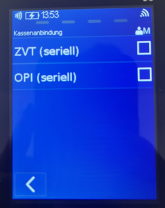Kassaaansluiting – beide vinkjes uitschakelen